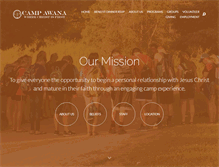Tablet Screenshot of campawana.net
